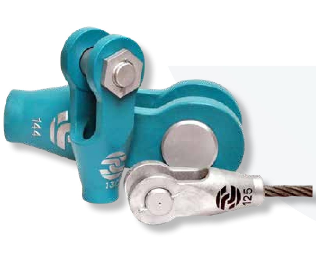 OSS150BОткрытая заливная муфта (коуш) OSS150B с болтом для каната 120 - 128 мм Global Rope Fittings