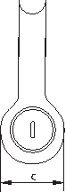 Прямые скобы усиленные 120 тоннм G-6038