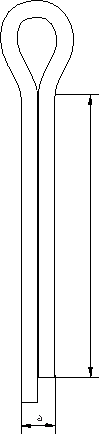 Шплинт (штифт) для скоб R-7856