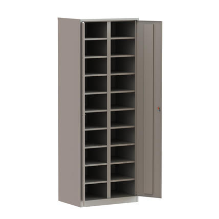 Шкафчик металлический 1800х650х450 18 полок 