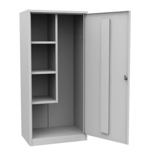 Шкафчик уборочного инвентаря металлический 1200х550х390 