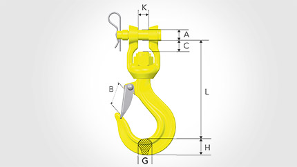 Clevis Поворотный крюк LKNG GrabiQ в России со склада и под заказ Clevis Поворотный крюк LKNG GrabiQ в России со склада и под заказ