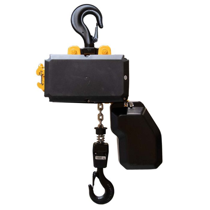 Таль электрическая цепная | мVK | 250 кг | 8-2 м/мин | Дистанционное управление - пульт для тали | На крюке | 21 м