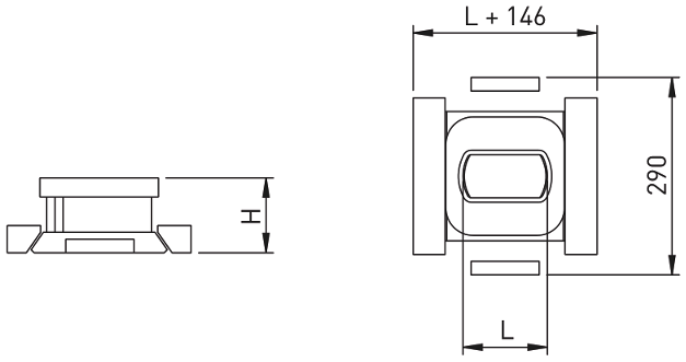 SF-11T-300 Фундамент (гнездо-основание) Sliding foundation