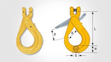 Крюк самозащелкивающийся BKG Classic от Gunnebo Крюк самозащелкивающийся BKG Classic от Gunnebo