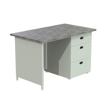 Стол офисный металлический 740х1200х700